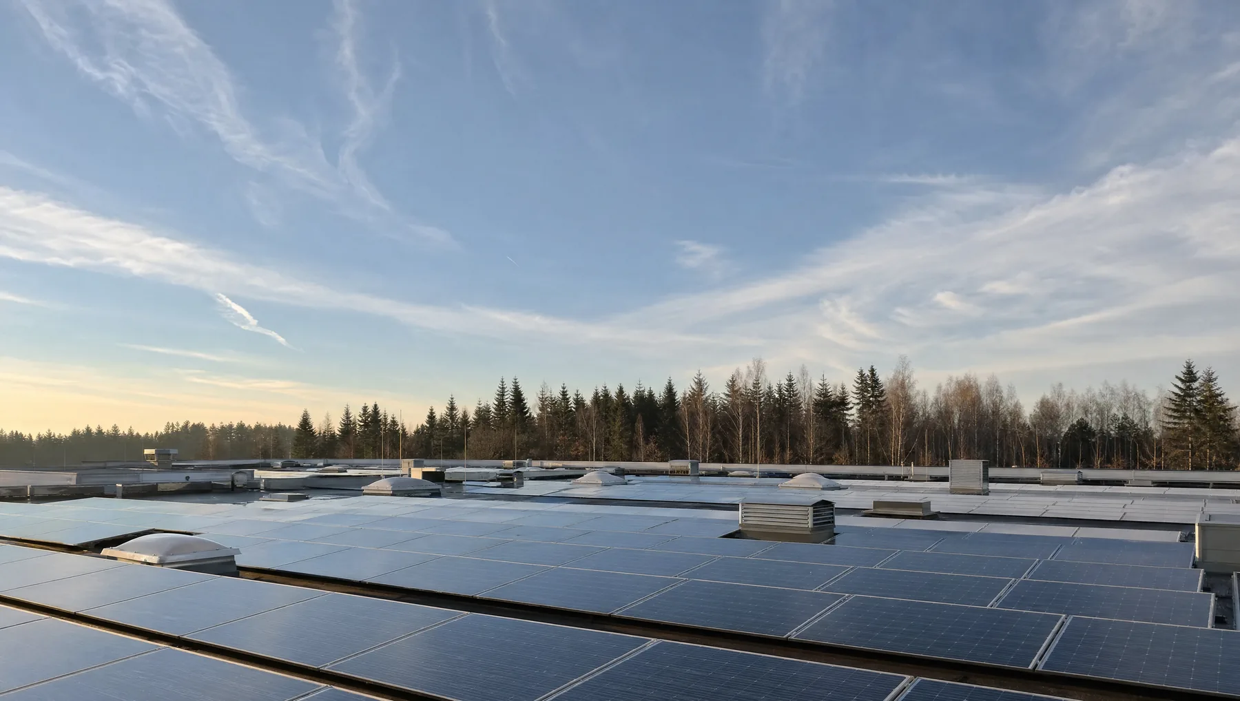 Photovoltaik-Freiflächenanlage in der Lausitz